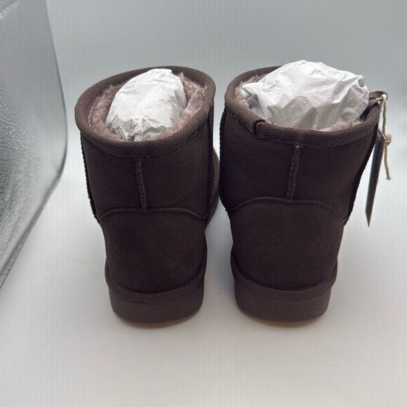 CUSHIONAIRE Women's Hipster pull on boot +Memory Foam SIZE 6.5 WIDE CHOCOLATE - Picture 4 of 7